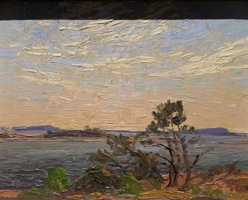 Tom Thomson painting Georgian Bay 1914